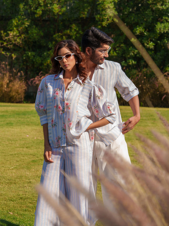 Cyrus & Lily - Men's Shirt and Women's Co'ord Paired Together