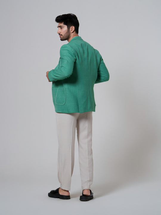 Dapper- Co'ord with Blazer in Cotton Linen (Set of 3)
