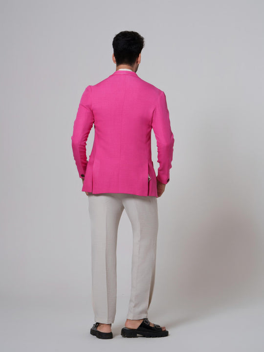 Dapper- Co'ord with Blazer in Cotton Linen (Set of 3)