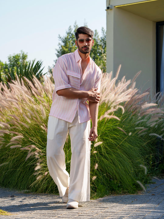 Cyrus - Men Half Sleeve Stripted Shirt