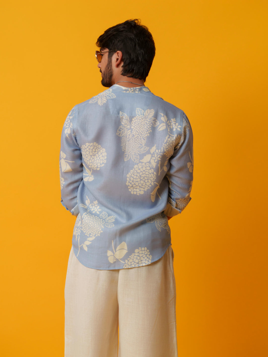 Cedar - Premium Printed Linen Shirt for Men