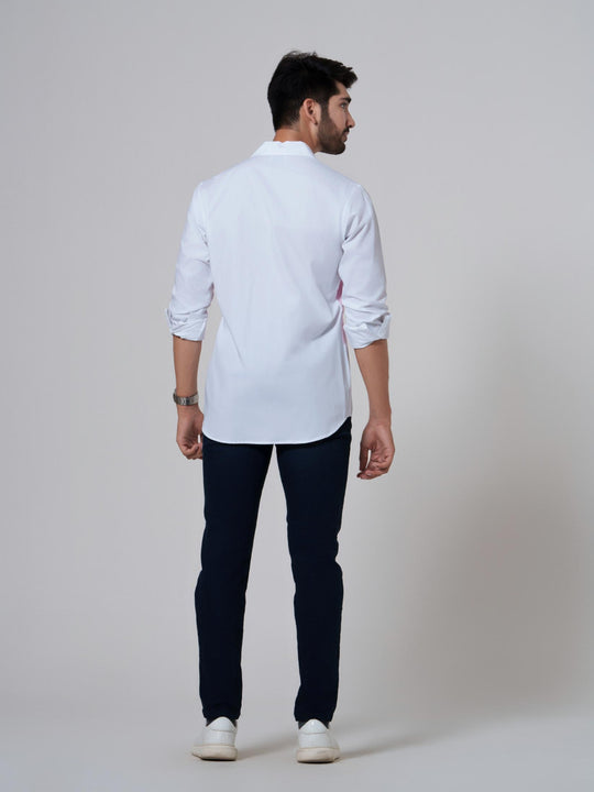 Fusion-Color Block Men Shirt