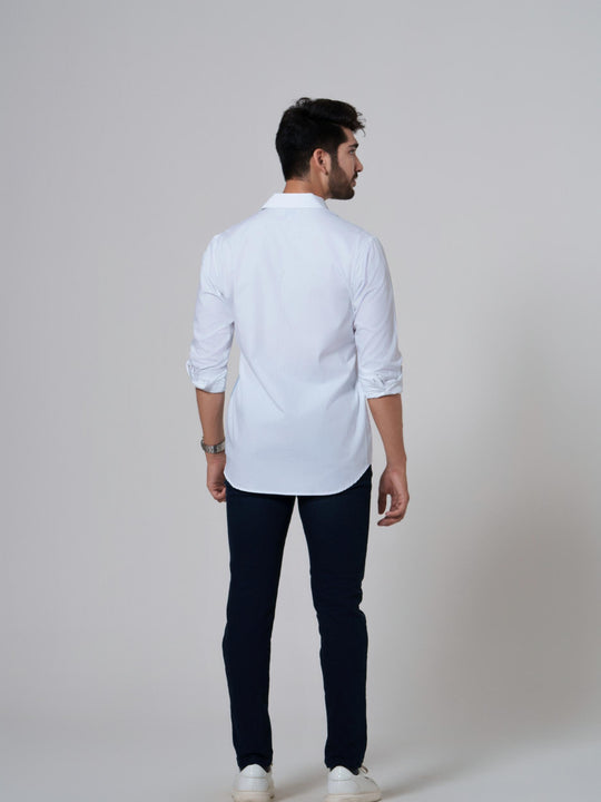 Leo- Color Block Men Cotton Shirt