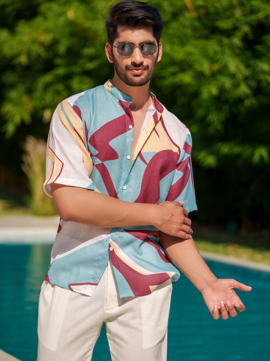 Eddie & Helen - Couple Shirt and Kaftan Set