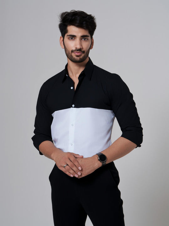 Mono- Men Full Sleeves Formal Cotton Shirt