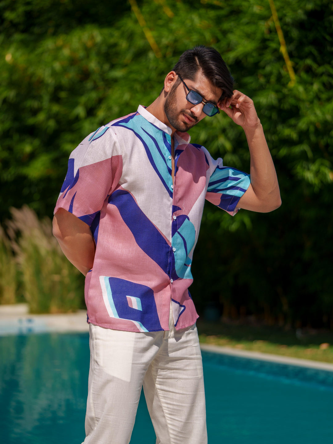 Eddie & Helen - Couple Shirt and Kaftan Set