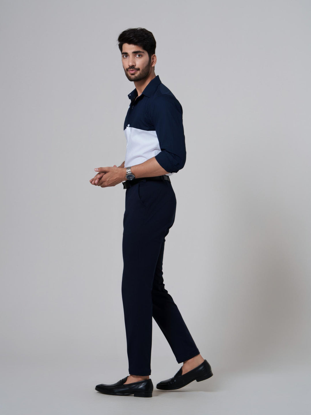 Mono- Men Full Sleeves Formal Cotton Shirt