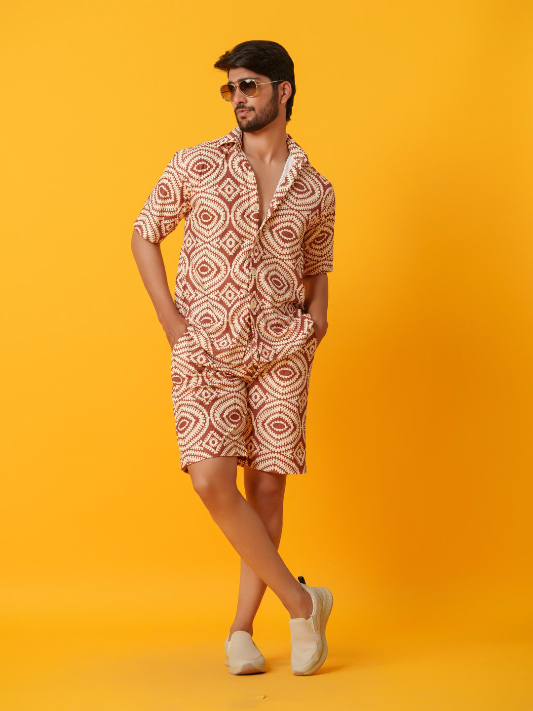 Coco - 2 Piece Printed Co'ord in Knitted Fabric