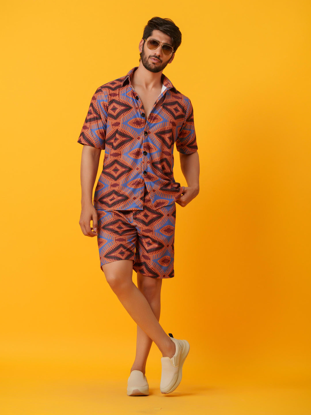Coco - 2 Piece Printed Co'ord in Knitted Fabric