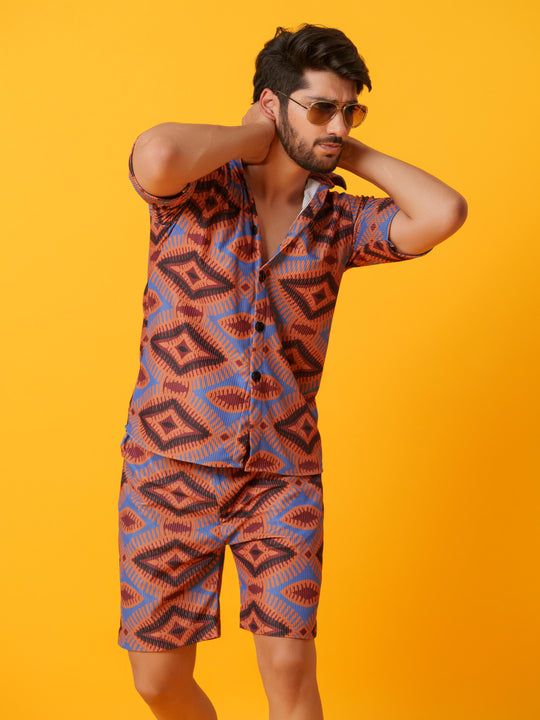 Coco - 2 Piece Printed Co'ord in Knitted Fabric