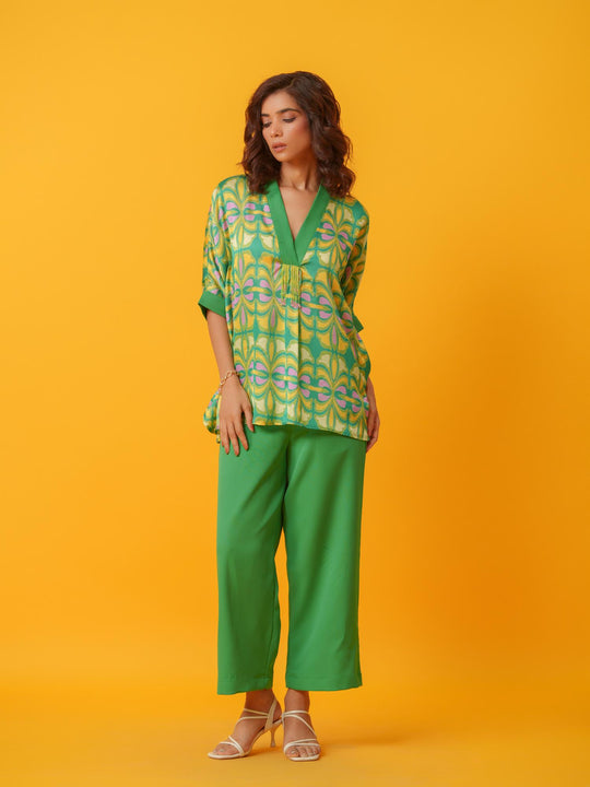 Puzzle - Bold and Bright  Kaftan Co'ord set