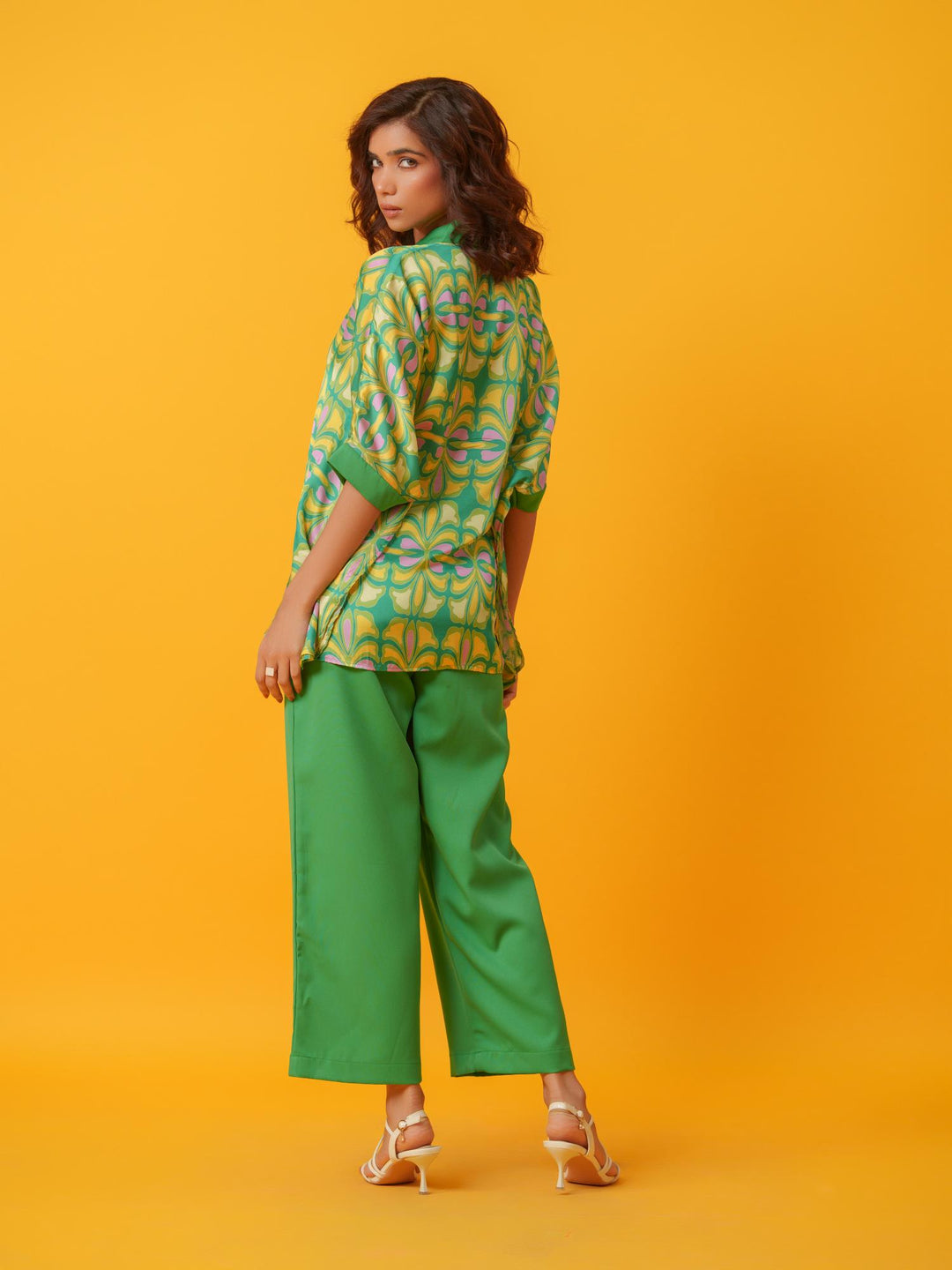 Puzzle - Bold and Bright  Kaftan Co'ord set