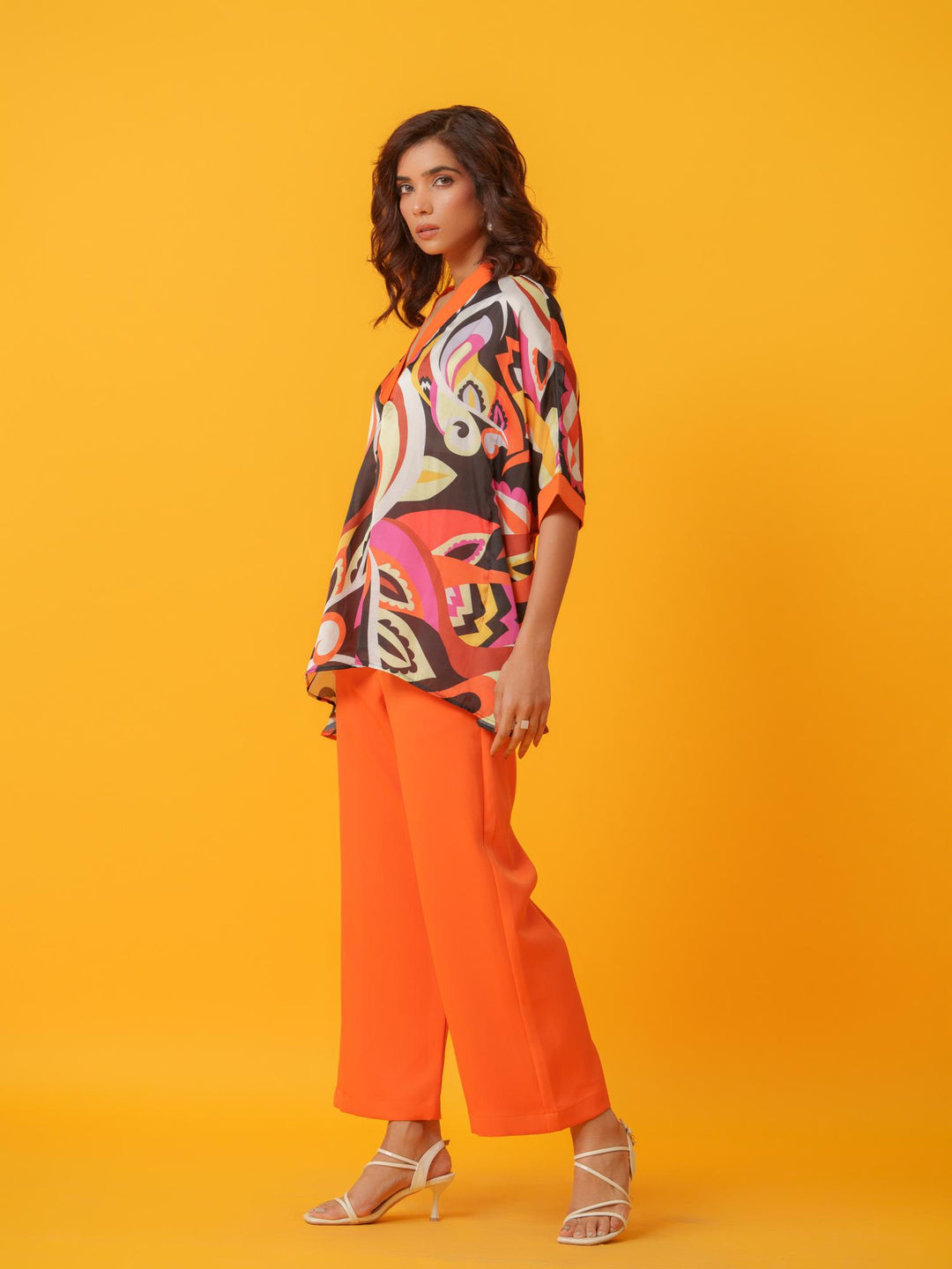 Puzzle - Bold and Bright  Kaftan Co'ord set