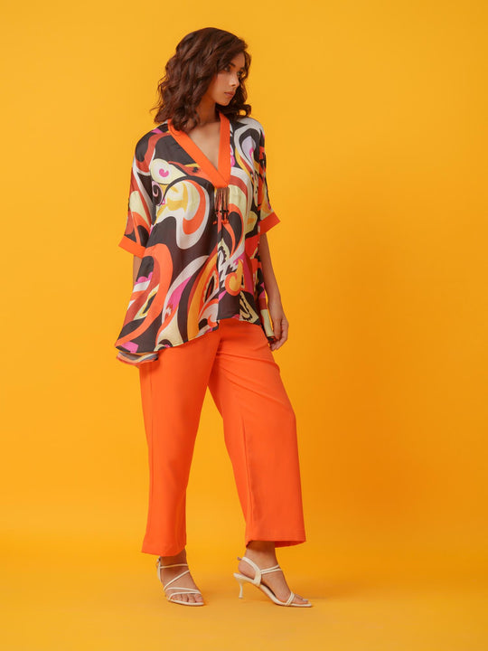 Puzzle - Bold and Bright  Kaftan Co'ord set