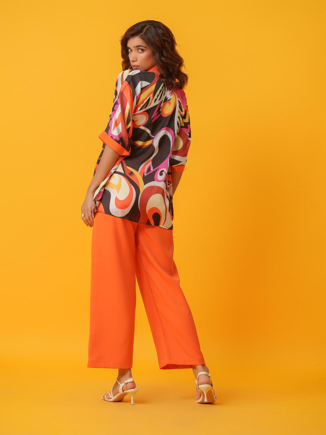 Puzzle - Bold and Bright  Kaftan Co'ord set