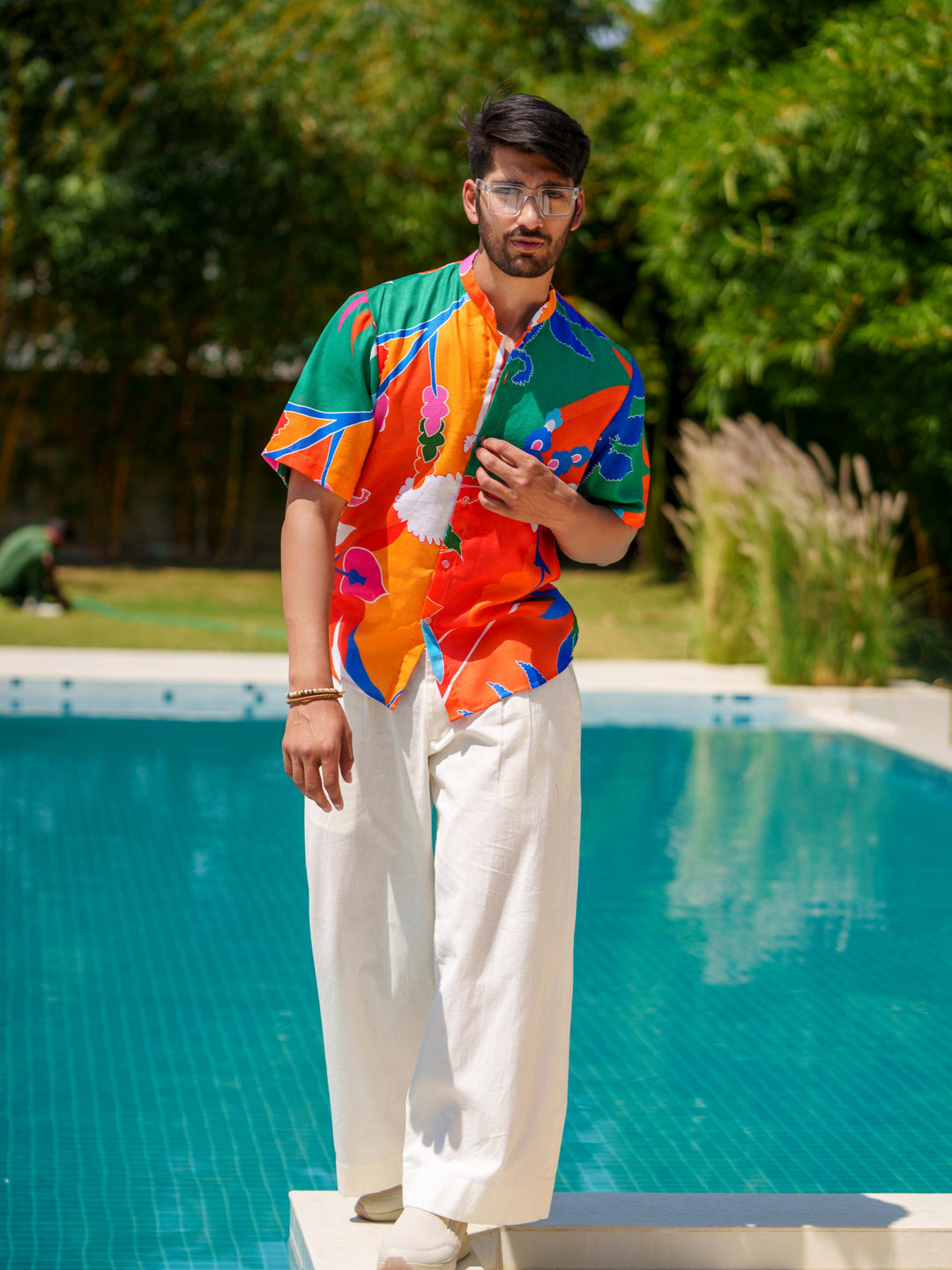 Enzo & Poppines - Shirt and Kaftan Couple Set