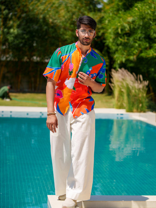 Enzo & Poppines - Shirt and Kaftan Couple Set