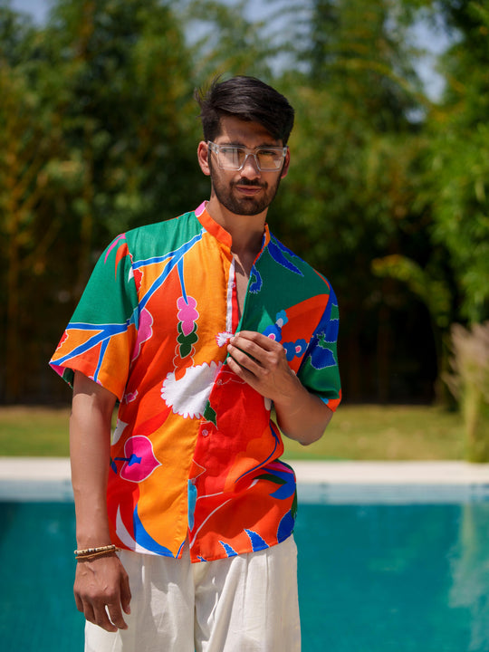 Enzo & Poppines - Shirt and Kaftan Couple Set