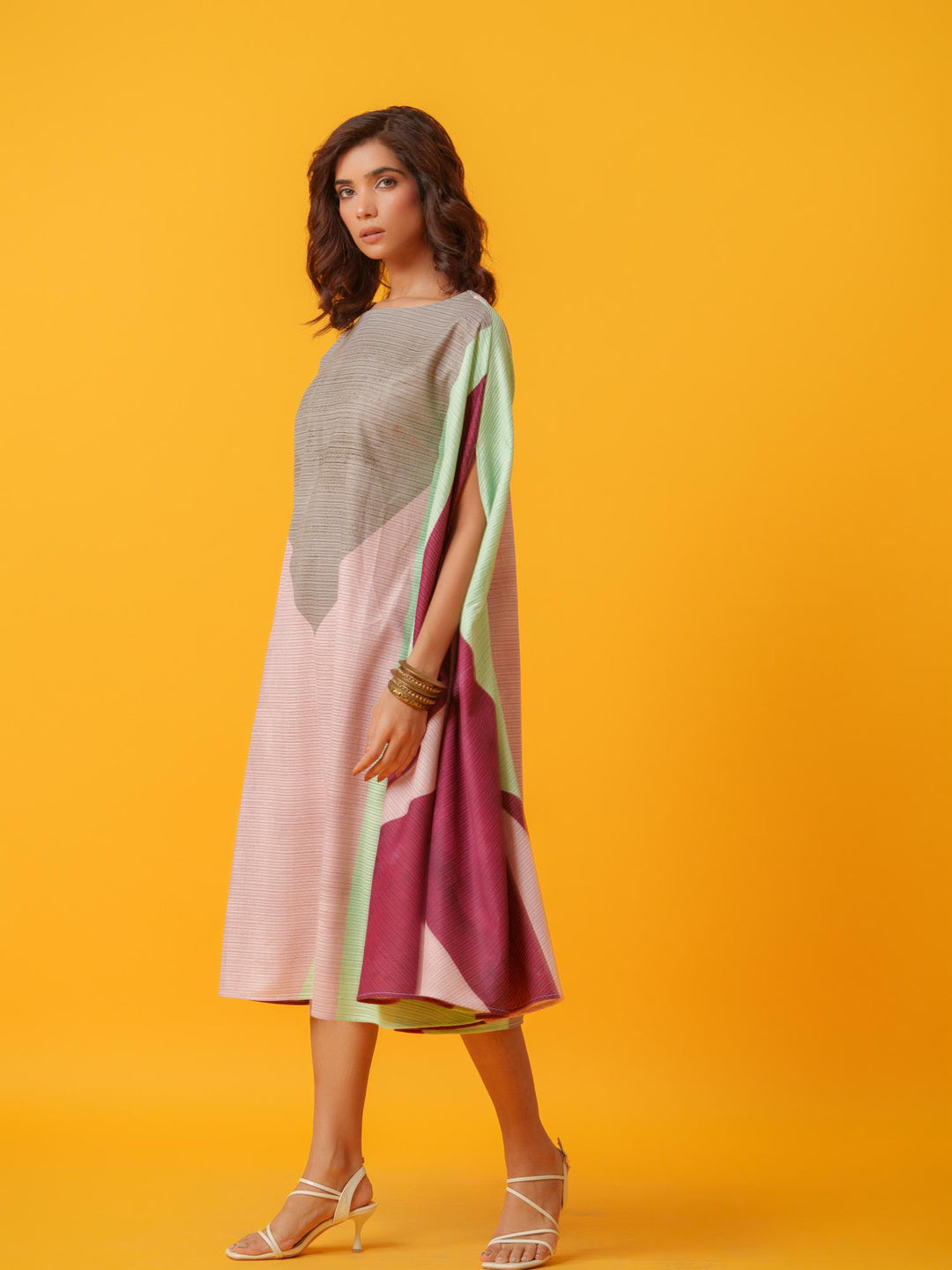 Rain - Geometrical Printed Kaftan
