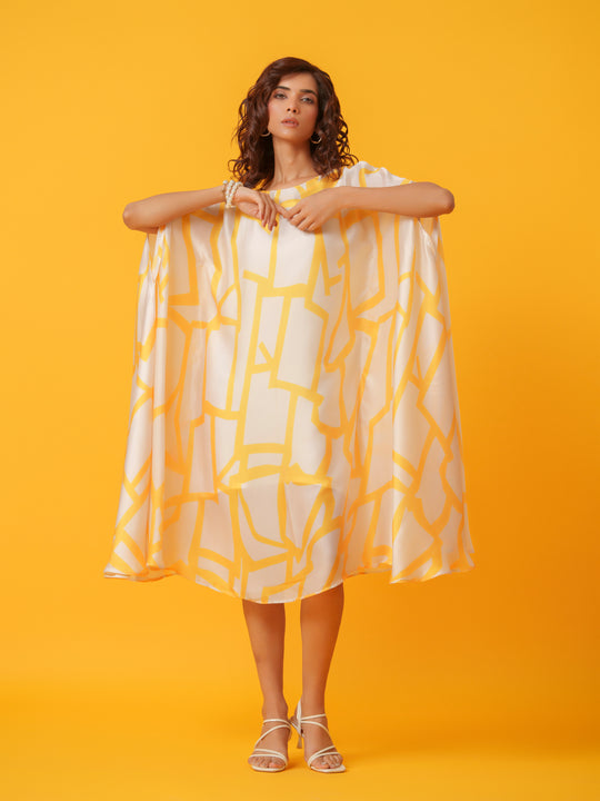 Jello - Maxi kaftan in Viscose Fabric