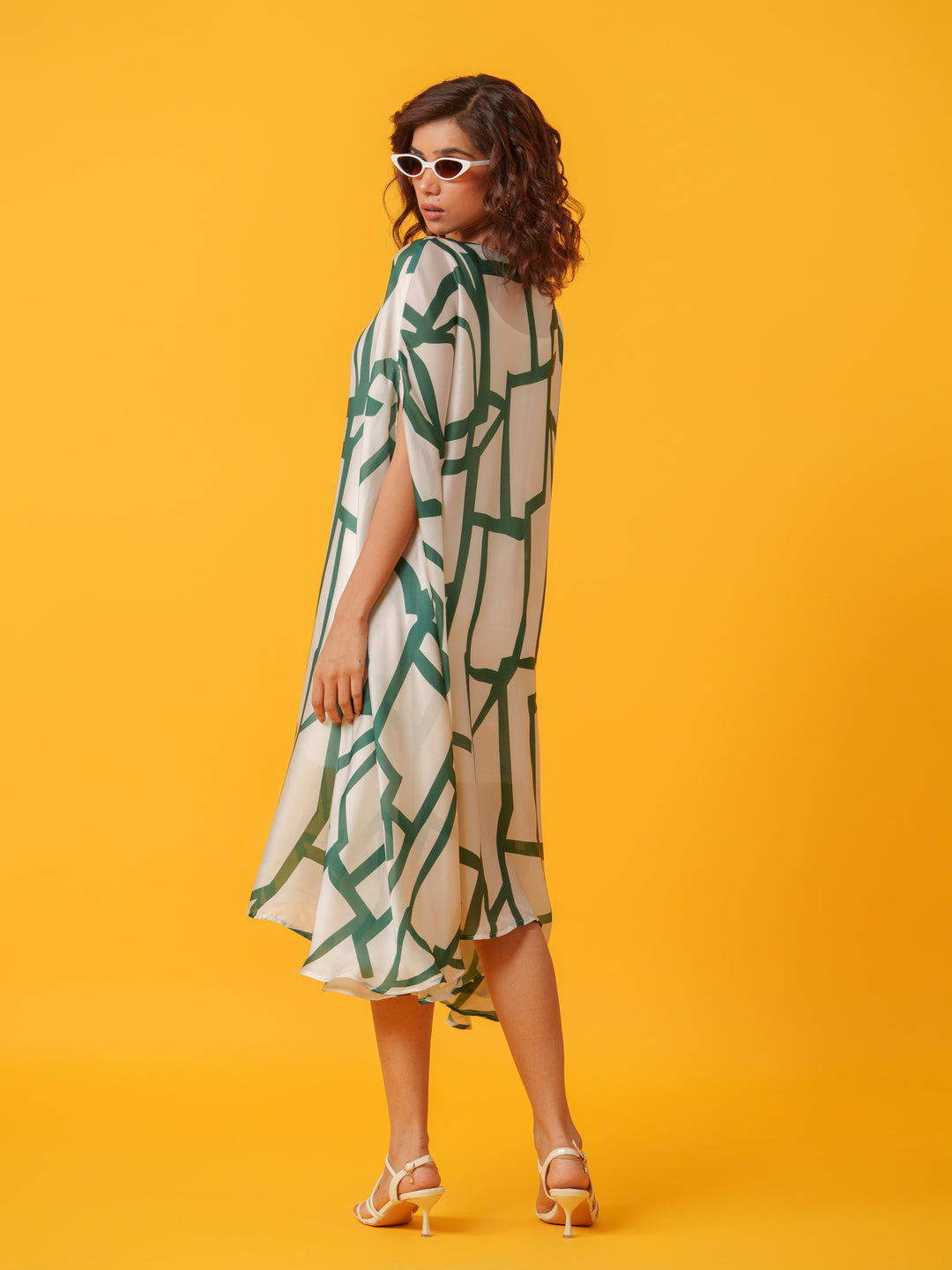 Jello - Maxi kaftan in Viscose Fabric