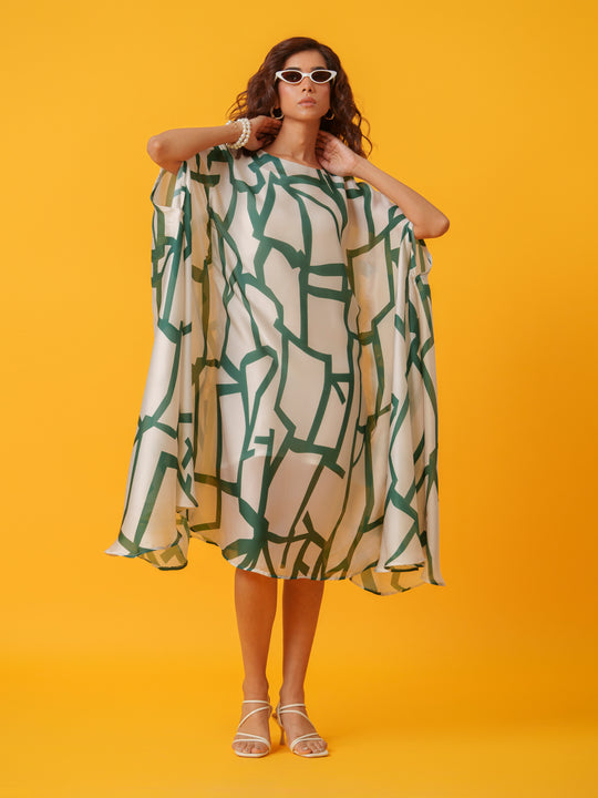 Jello - Maxi kaftan in Viscose Fabric