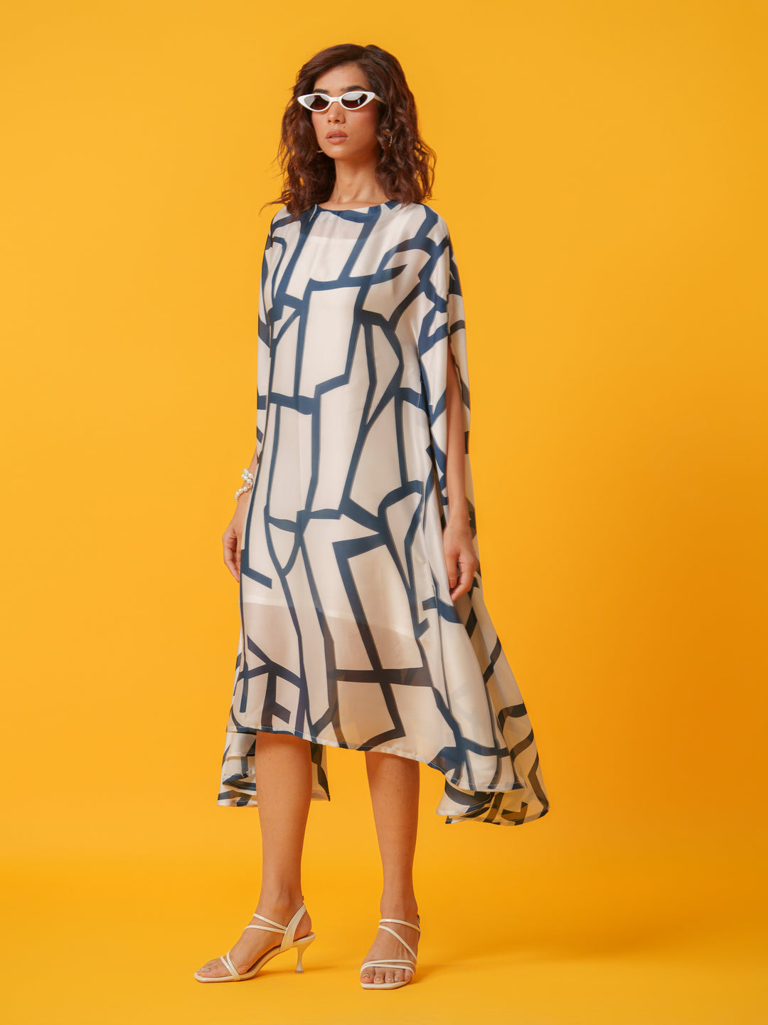 Jello - Maxi kaftan in Viscose Fabric