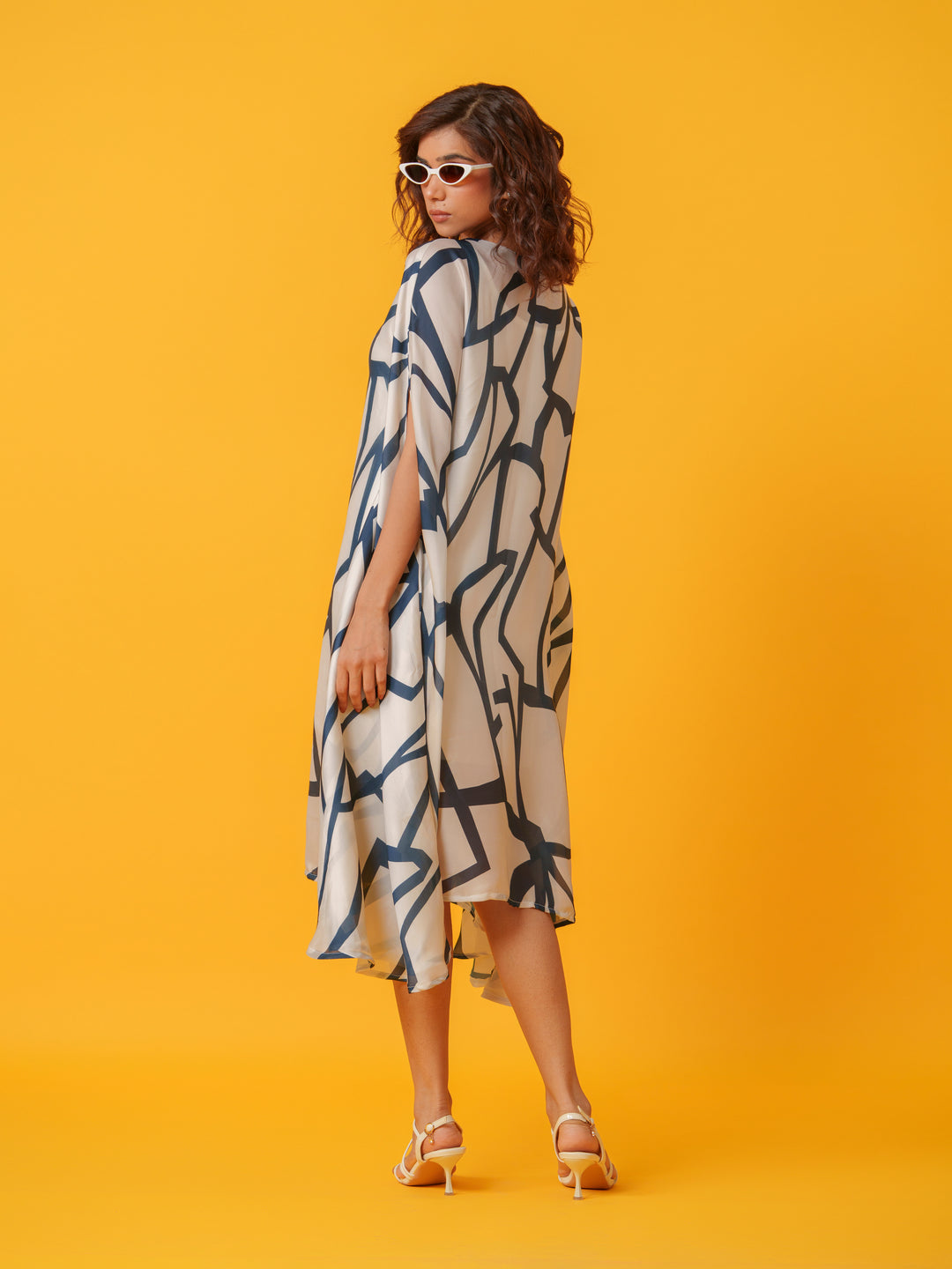 Jello - Maxi kaftan in Viscose Fabric