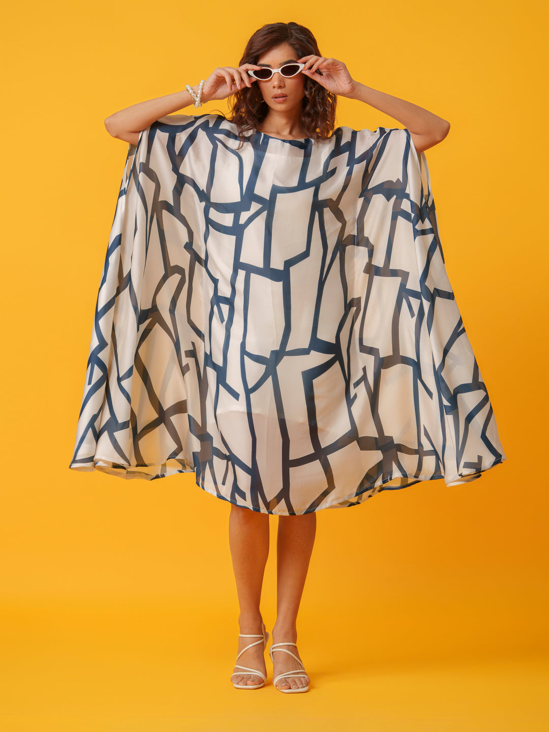 Jello - Maxi kaftan in Viscose Fabric