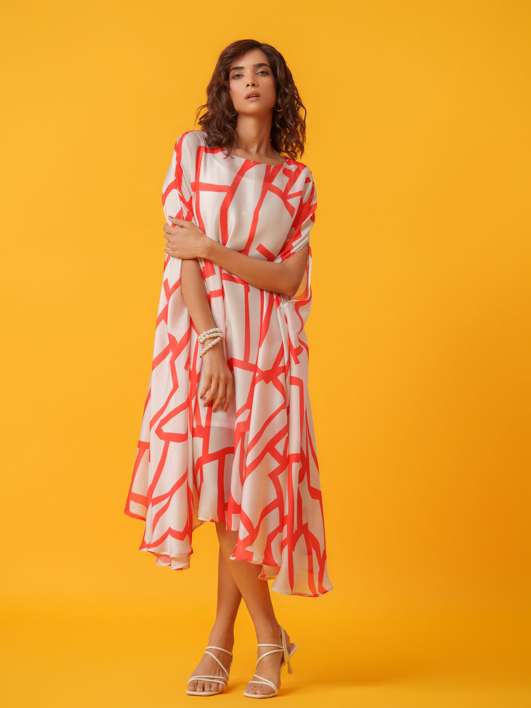 Jello - Maxi kaftan in Viscose Fabric