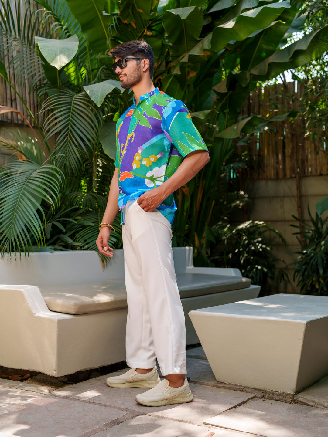 Enzo - Multi Coloured Printed Shirts for Men