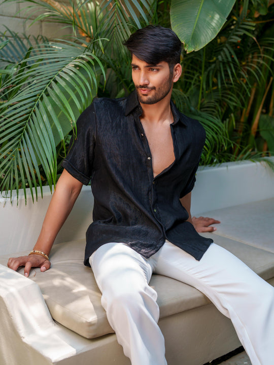 Comet - Premium Pleated Fabric Shirts