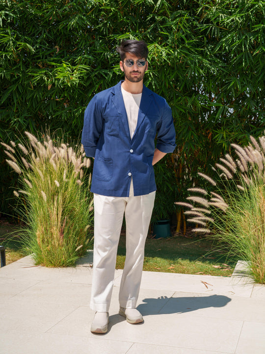 Basil - Lightweight Cotton Blazeshirt for Men