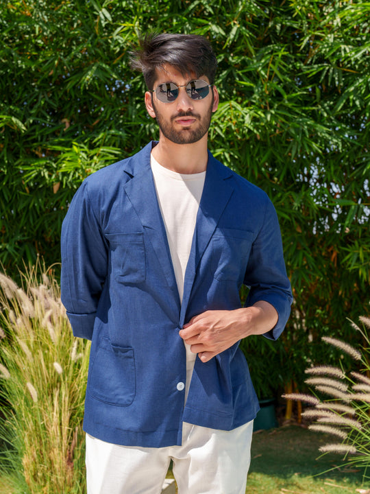 Basil - Lightweight Cotton Blazeshirt for Men