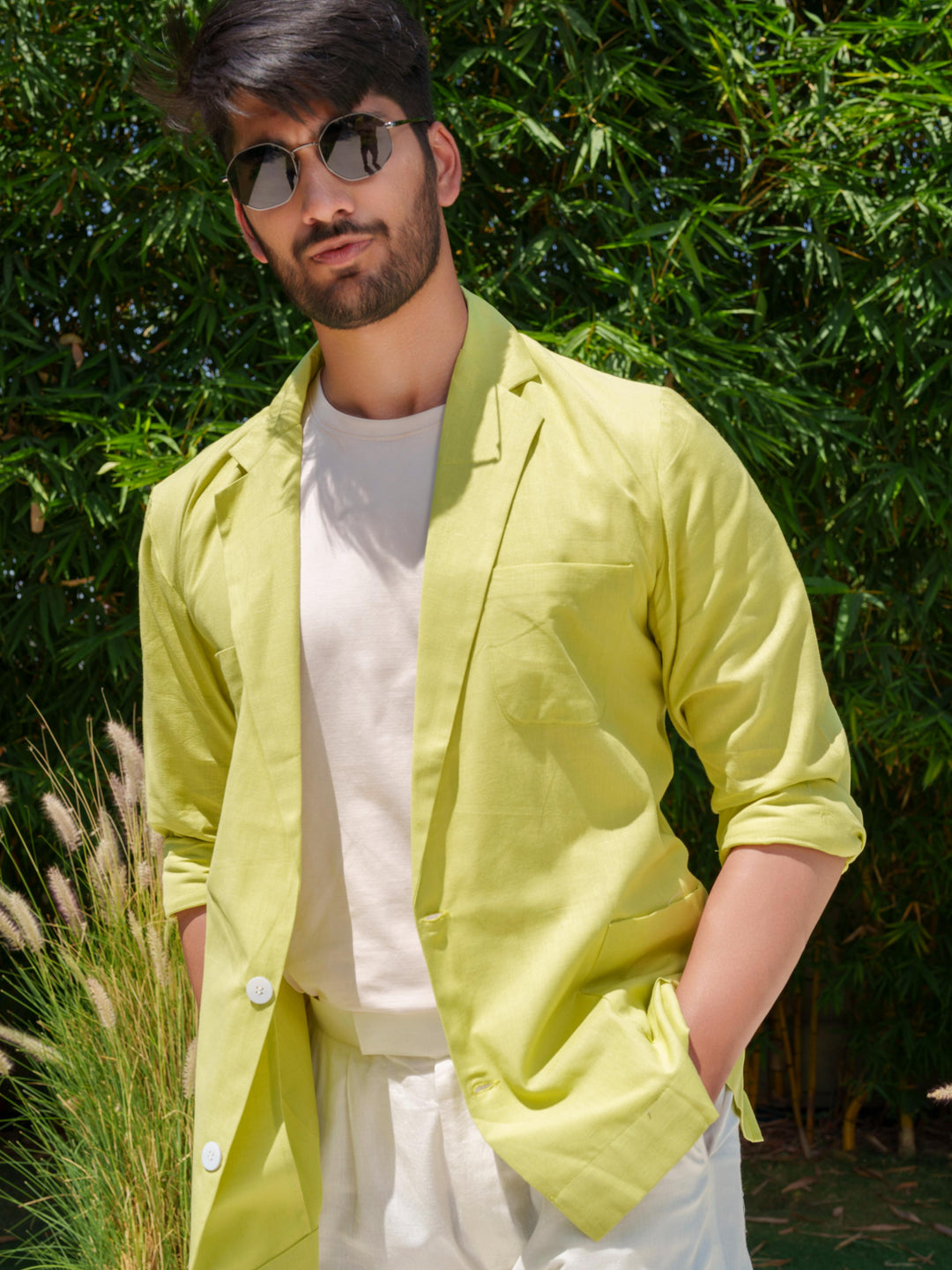 Basil - Lightweight Cotton Blazeshirt for Men