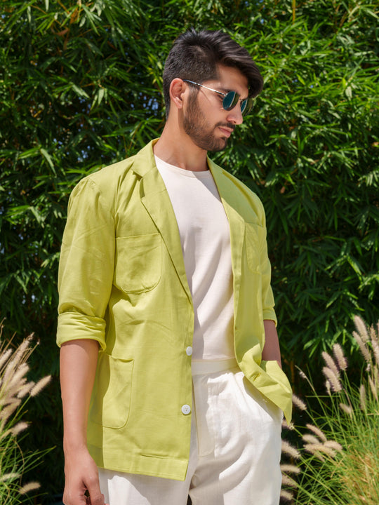 Basil - Lightweight Cotton Blazeshirt for Men