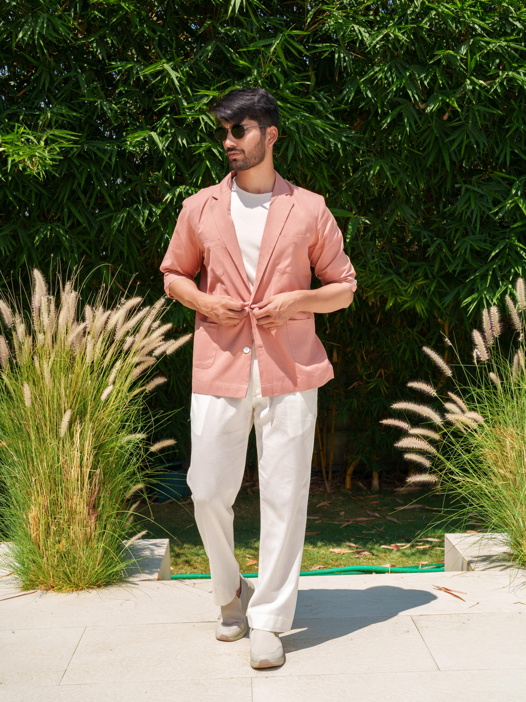 Basil - Lightweight Cotton Blazeshirt for Men