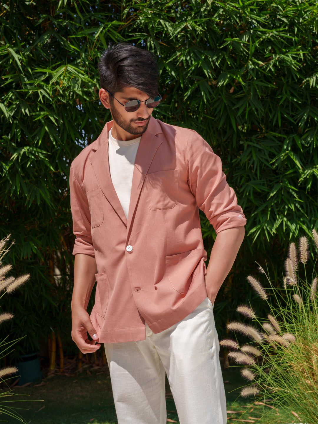 Basil - Lightweight Cotton Blazeshirt for Men