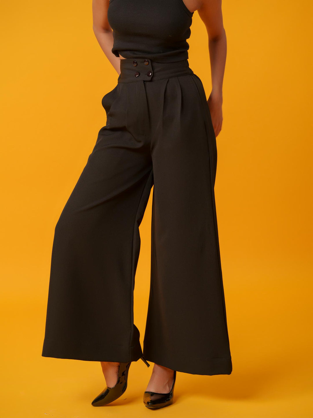 Korean Women - Wide Bottom Pants