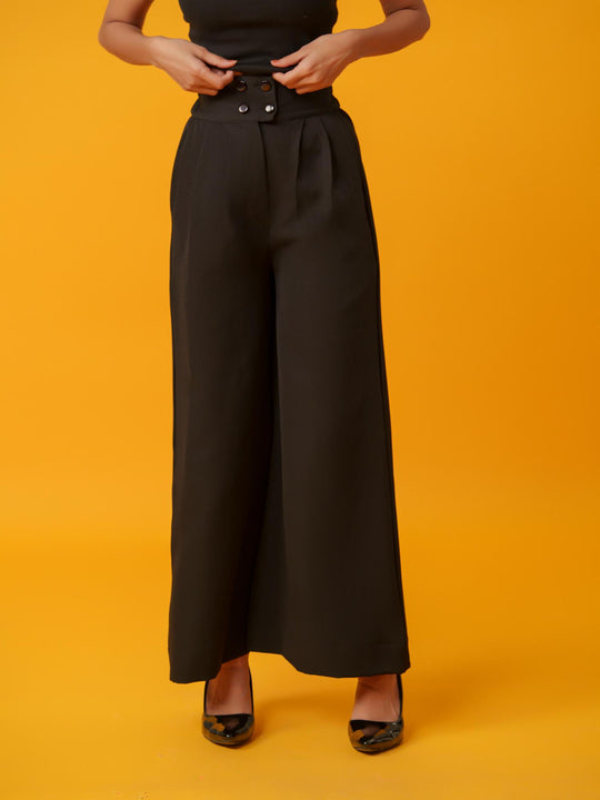 Korean Women - Wide Bottom Pants