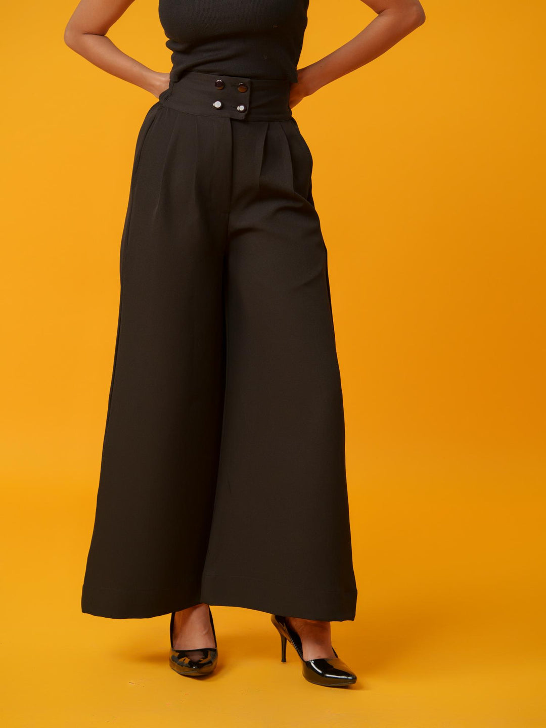 Korean Women - Wide Bottom Pants