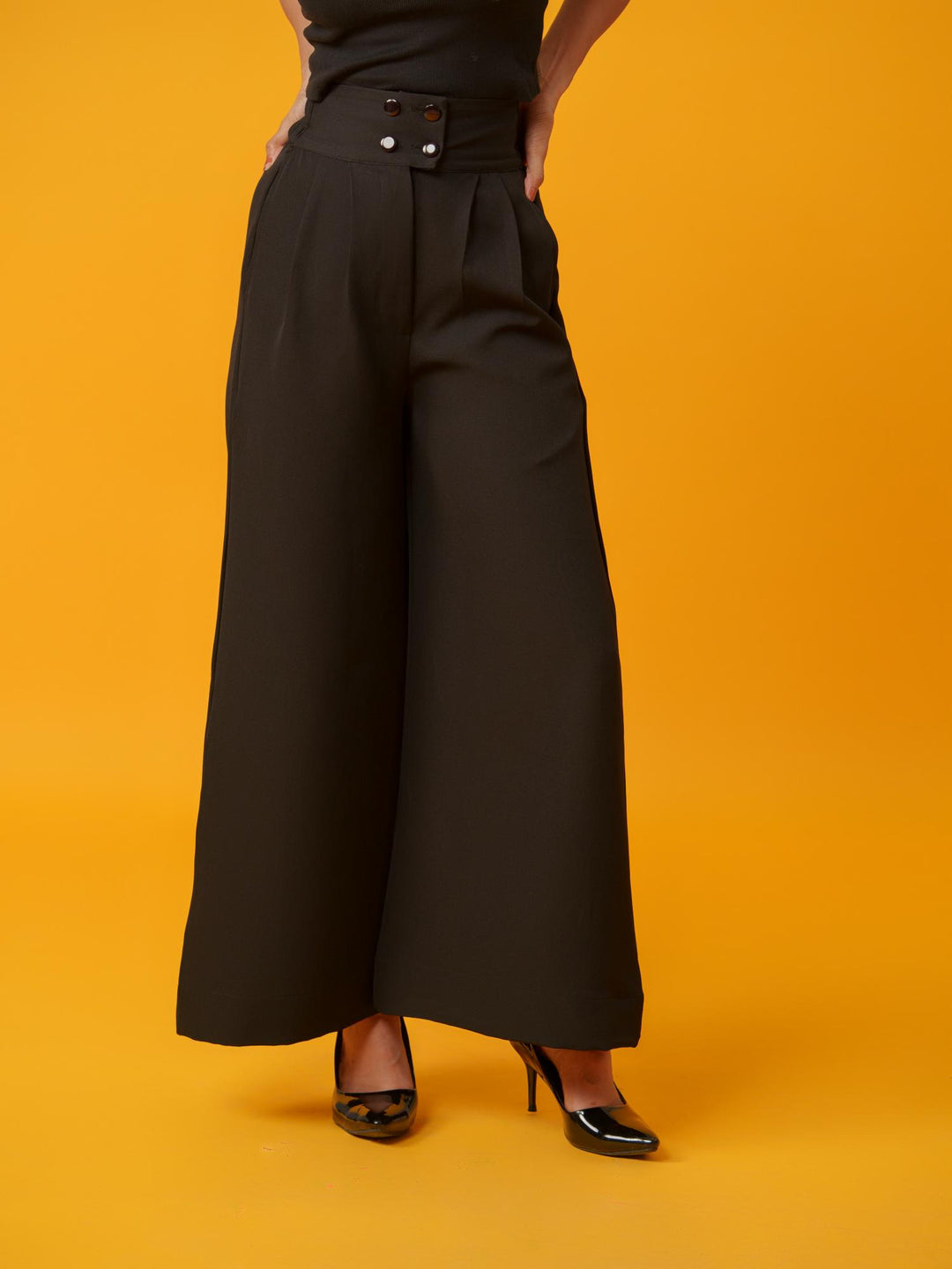 Korean Women - Wide Bottom Pants
