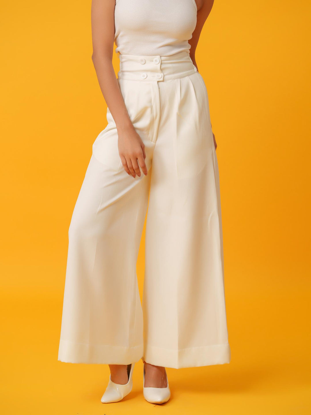 Korean Women - Wide Bottom Pants