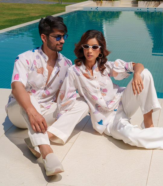 Percy & Aura - Couple Shirt Set