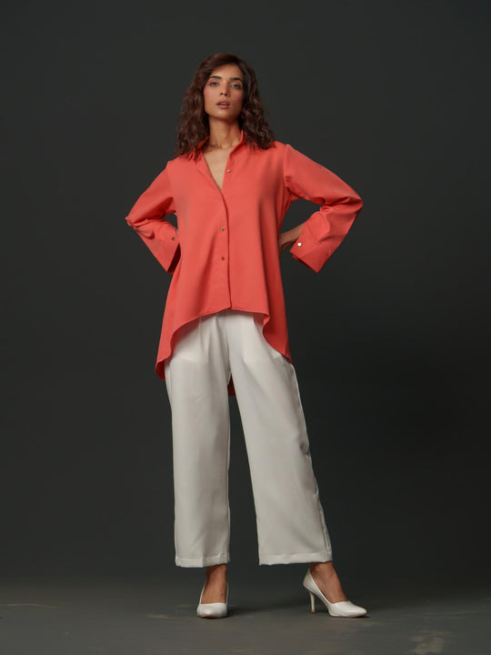 Blossom - Premium Shirts with Flower Back Work