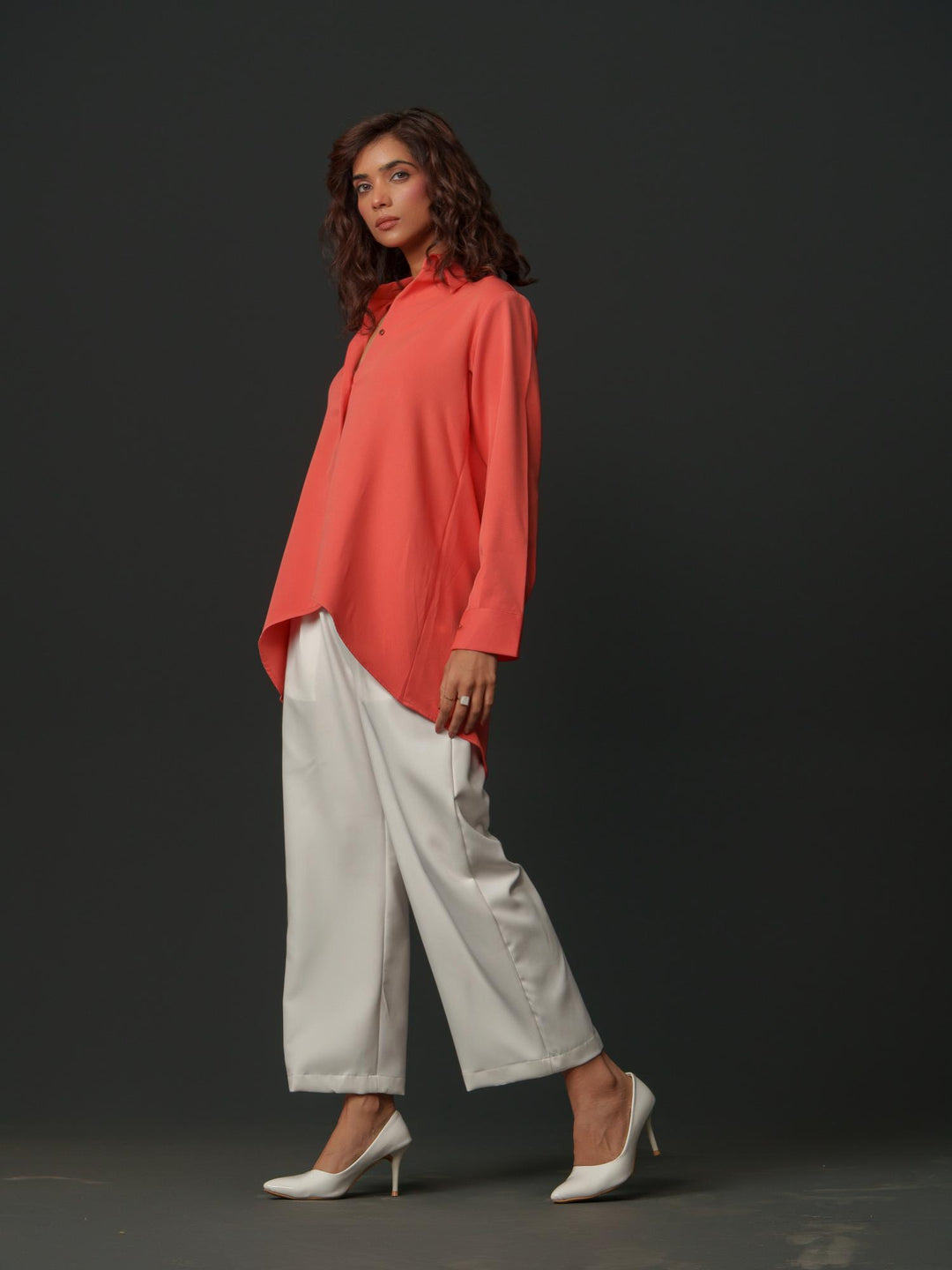Blossom - Premium Shirts with Flower Back Work