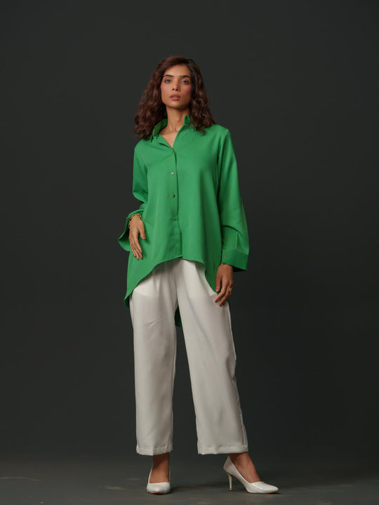 Blossom - Premium Shirts with Flower Back Work