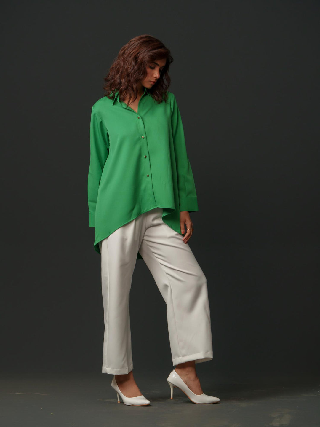 Blossom - Premium Shirts with Flower Back Work