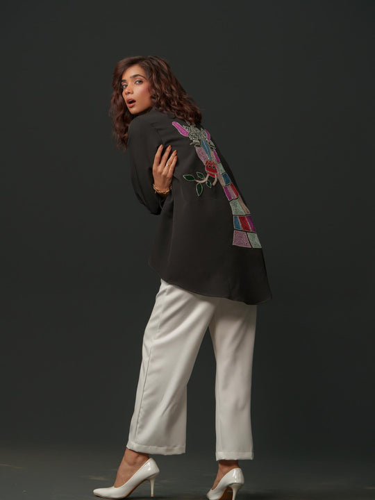 Bambi - Women Up & Down Shirt with Back Handwork