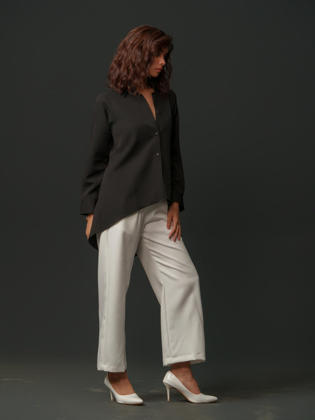 Bambi - Women Up & Down Shirt with Back Handwork